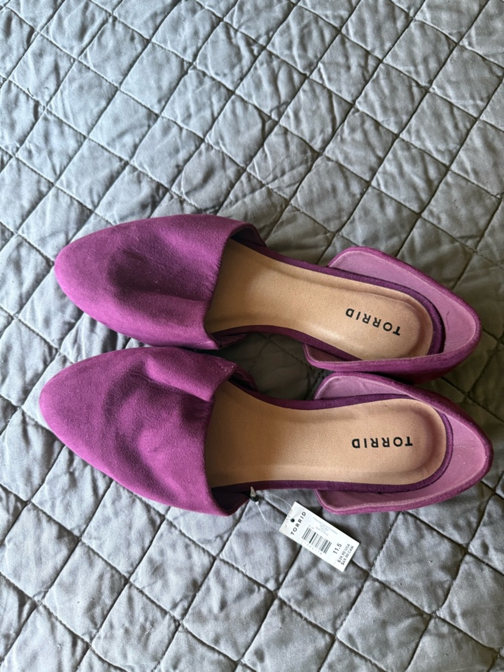 Torrid Magenta Slip-On Pointed-Toe Flats